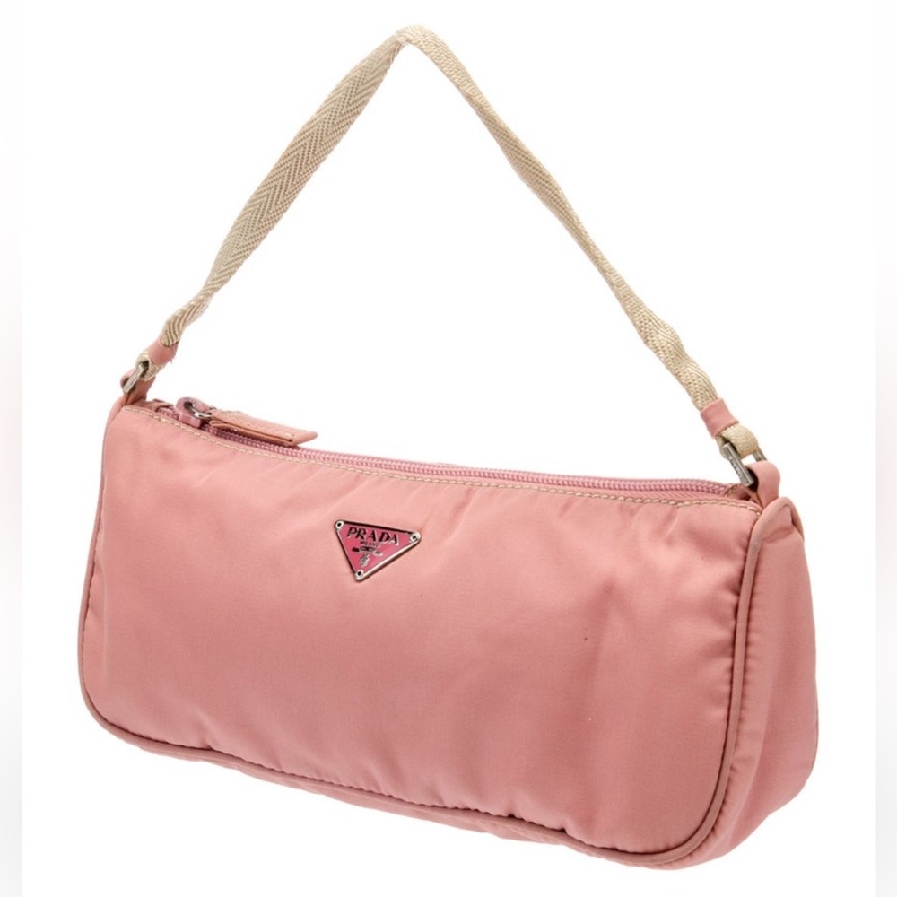 Prada Tessuto Sport Hobo pink